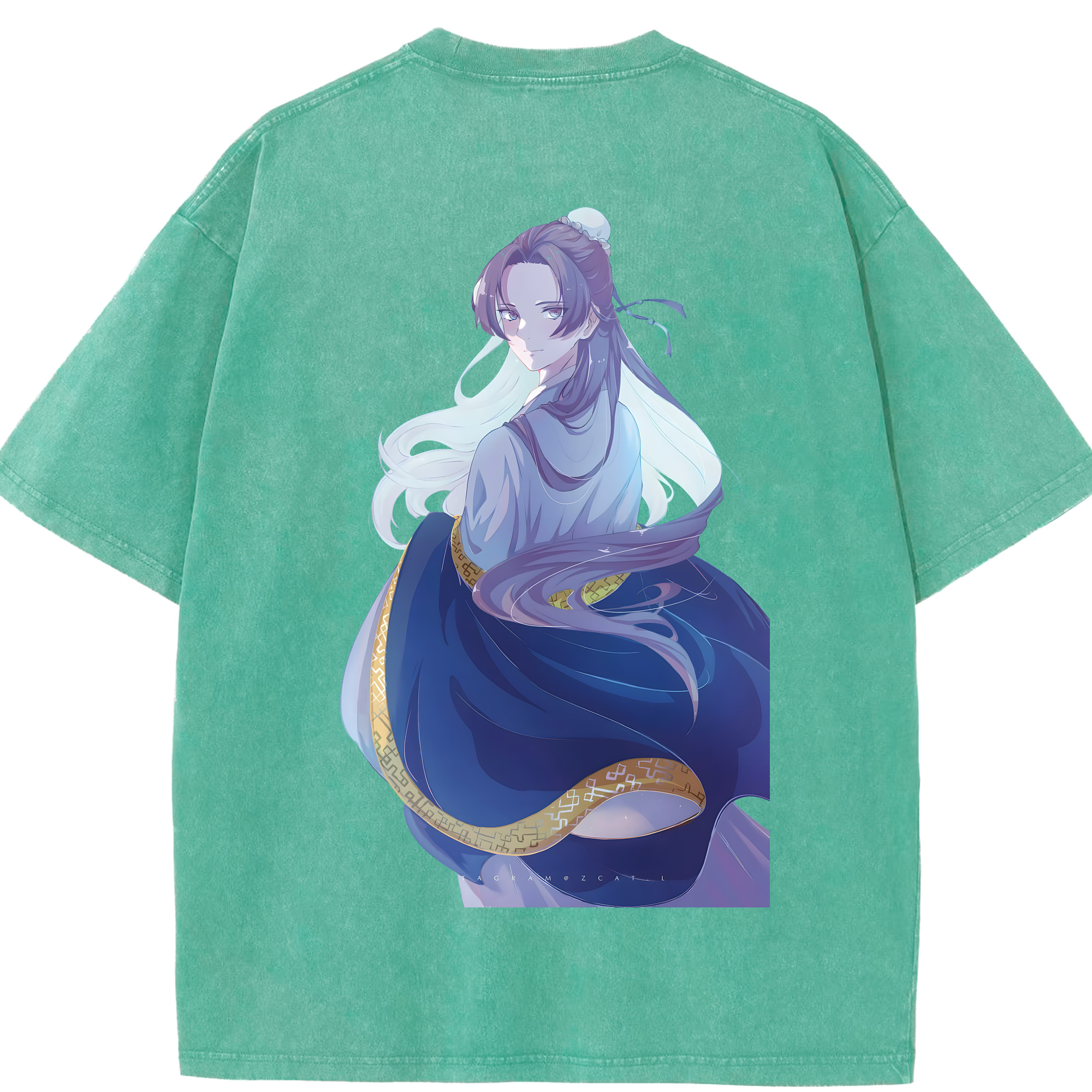 （画像用） 薬屋のひとりごと The Apothecary Diaries 綿100% ヴィンテージ風 半袖Tシャツ（背面プリント）